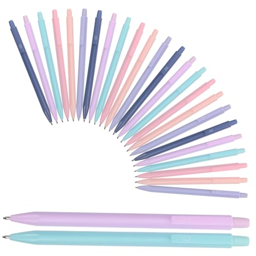 TOGEVAL 30pcs Multi Color Automatic Mechanical Pencils Ergonomic Non Slip Grip Convenient Propelling Writing Pencils for Students