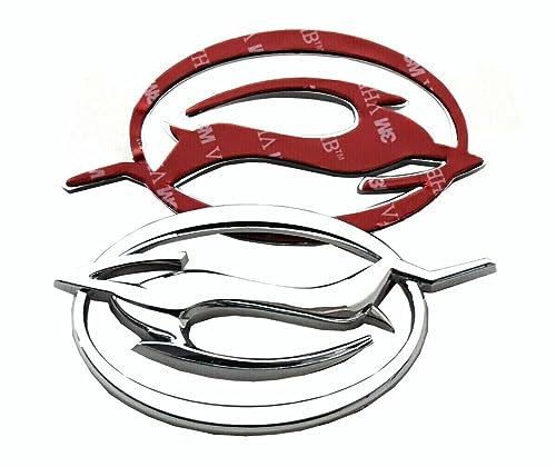 Image of 4Pc Impala SS Rear Quater Panel Emblems Plus Flying Impala Left and Right Emblem 3D Letter Badges Sticker Decal Replacement for 1994 1995 1996 10253595 CH-Flying Impala (Chrome)
