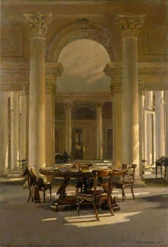 Poster de la Signet Library Edinburgh pour décorer un bureau ou un salon élégant