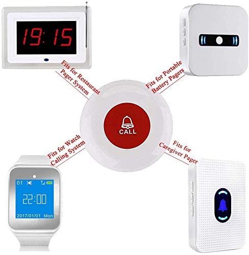 Sistema Chiamata Emergenza Per Anziani - Wireless | 1 Ricevitore + 1 Trasmettitore | Portata 150 M - Foto 10