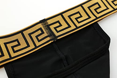 Mens Ice Silk Bulge Pouch G-String Strapless Thongs4