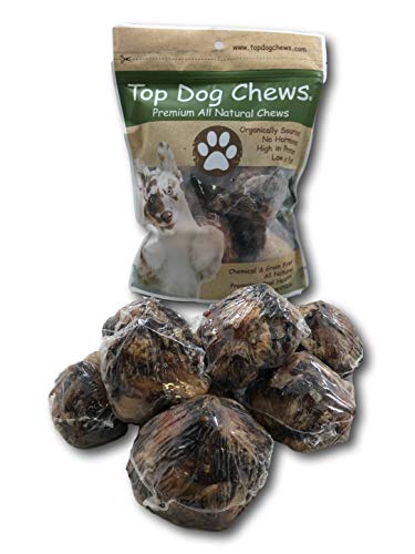 Top Dog Chews USA Dog Bone Knee Caps – 100% Natural Long Lasting