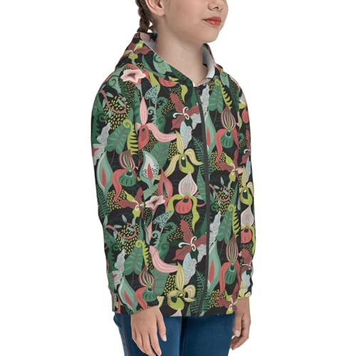 Jungle Kid Hoodies Boys Zip Up Sweatshirts Girls Pullover with Pocket4