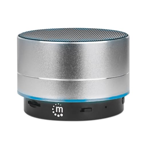 Manhattan Metallic LED Bluetooth Speaker Silver