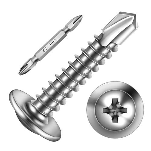 2mm - 4mm Blechschrauben Linsenkopf Mit Scheibe Kreuzschlitz