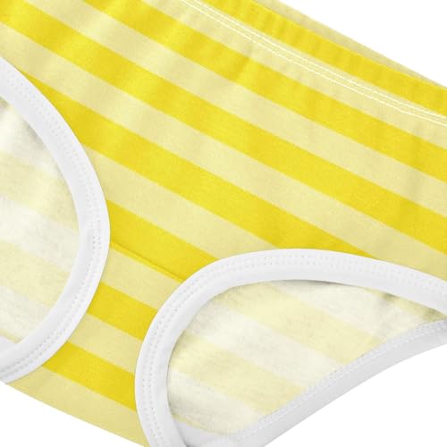 Gradient Yellow Stripe Toddler Girls's Underwear 2T4