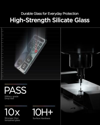 Image of Spigen Glas.tR EZ Fit Pro Tempered Glass Screen Protector Guard for Nothing Phone 4a [2 Pack]