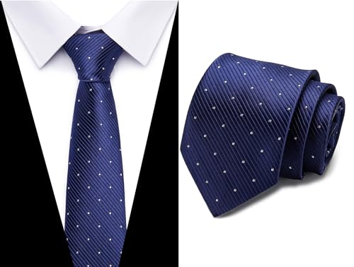 Image of Passabin Tie For Men Necktie Woven Jacquard Neck Ties Set 6 PCS