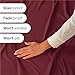 King Size 4 Piece Sheet Set - Comfy Breathable & Cooling Bed Sheets Set - Hotel Luxury Bedding for Women, Men, Kids, Teens, Boys & Girls - Deep Pockets, Ultra-Soft, Wrinkle Free - Oeko-Tex - Burgundy