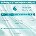 YONTY Soprano Recorder 8-Hole Instrument for Kids Beginners, Baroque Style C Key Kids Flute with Cleaning Rod & Case Bag for School Education Home Entertainment - Deep Green