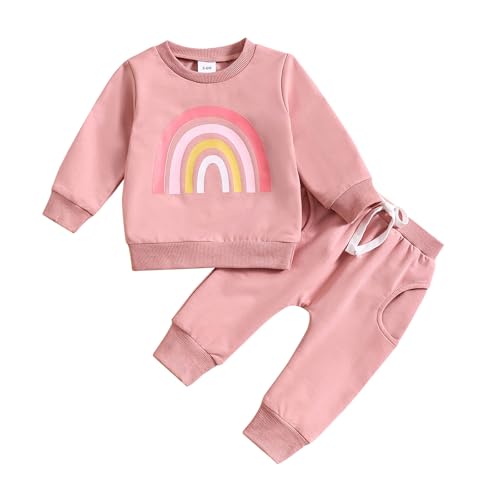 JiAmy Kinder Bekleidungssets für Baby-Mädchen, Kleidung Outfit Langarm...