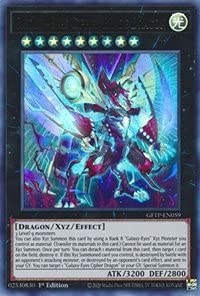 Galaxy-Eyes Cipher Blade Dragon - GFTP-EN059 - Ultra Raro - 1a edizione