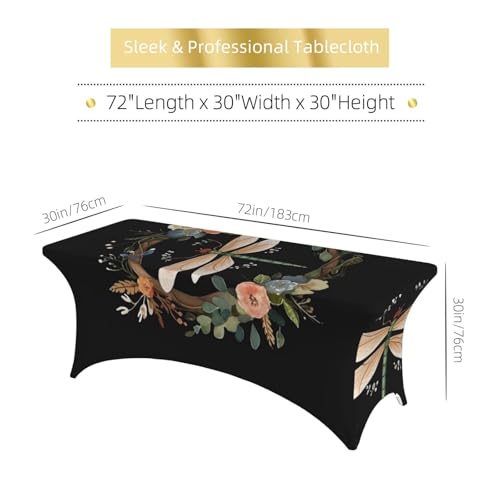 Nappe de table rectangulaire extensible infroissable 1,8 m - 4