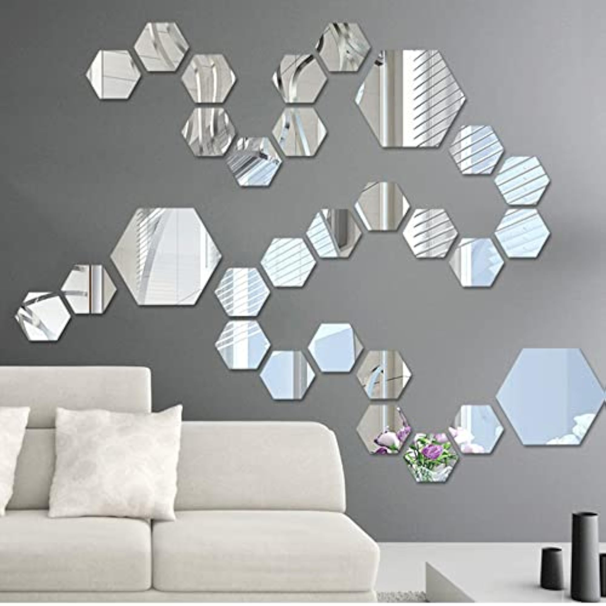 Flexible Reflective Hgonrror Sheets for Home Decoration
