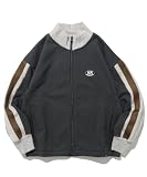 [クリフメイヤー] 裏毛 スタンドネック ジャケット キッズ ジュニア 子供服 男女兼用 120 チャコール