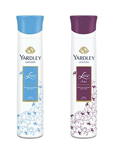 Yardley London Deodorant Liquid For Women Lace And Lace Satin Combo Pack 2 (150 Ml)-picture-31