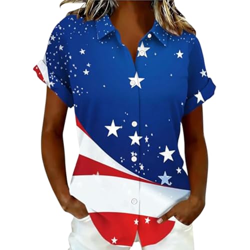 T-shirt manches courtes homme imprimé pour fête nationale et mode été quotidien