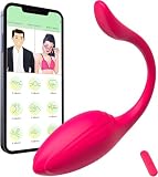 App Controlled Toys Adults for Women Wearable Egg with 9 Powerful Modes Long Distance Toy Hands-Free Pleasure Toys for Women or Your Lady Best Popular Soft Sensory Toys Woman