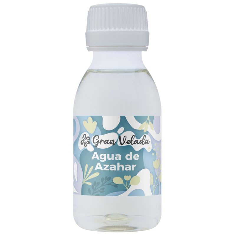 Gran Velada - Agua de Azahar 100 ml | Ingrediente Cosmético Astringente, Calmante e Hidratante | Aroma Floral para Piel y Cosmética Natural