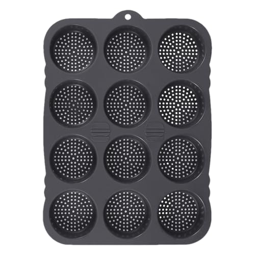 Rotes de a la cocción para hornear - Pan de cocción para la forma de la caja, sin hornear con 12 huecos | Platos de cocina de cocina, accesorios de cocina para parrillas, l