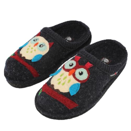 Image of HAFLINGER AR Olivia motif Wool Slipper Mule