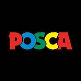POSCA - Uni Mitsubishi Pencil - 3 x Black PC1MR Extra Fine Tip Markers Calibrated 0.7mm - Water-Based Paint Marker - All Purpose - For Paper, Textile, Glass, Pebble, etc. - 6