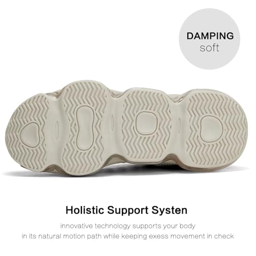 Image of Luogoks Womens Walking Running Shoes Air Cushion Basketball Sneakers Fashion Tennis Breathable Sport Gym Fitness Cross Trainers Shoes