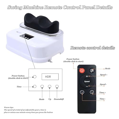 Fitness Blood Chi Machine, Masajeador de Pies oscilante con 4 Modos y 30 Velocidades, Promueve Circulación Sanguínea, Relajación Muscular con Control Remoto y Temporizador miniatura 2