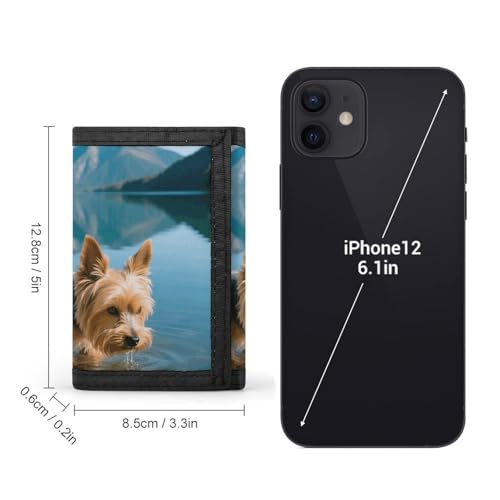 Wallet for Men - Slim Trifold Wallet, Yorkshire Terrier by Lake Money Clip, Coin Purse with 8 Credit Card Holder2