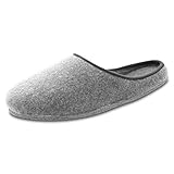 filzsohlen zum annähen  OLShop AG Herren Grau Filz Pantoffeln mit Filzsohle Gr. 43