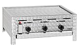 Bartscher Gas-Kombi-Tischbräter 3 Brenner Grillrost TB1100R - 1062303