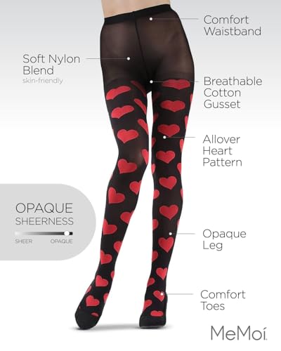 MeMoi Loves Got To Do With It Opaque Tights3