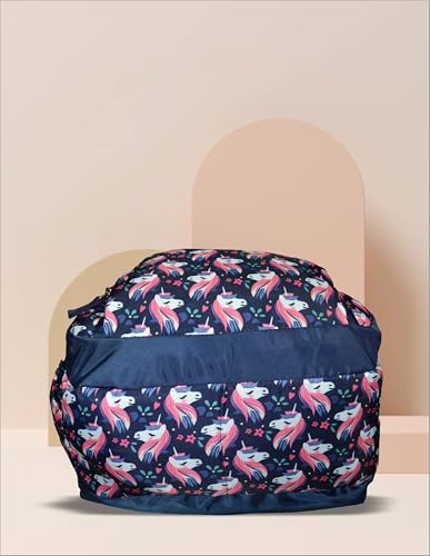 Image of PB Pearlbags LARSEN 21L Printed Casual Backpack,3 Compartment,Premium Fabric,Water Resistant Anti Theft,School & College Bag for Boys and Girls,Office & Travel Bag for Men and Women,46X31X15 Cms