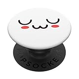Kawaii Cute UwU Anime Face Emoticon PopSockets PopGrip: Swappable Grip for Phones & Tablets