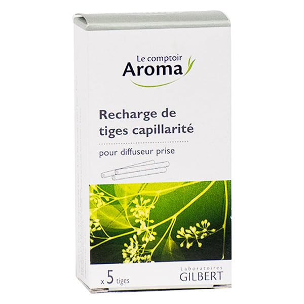 Le Comptoir Aroma Recharges de Tiges Capillarité pour Diffuseur Prise 5 unités
