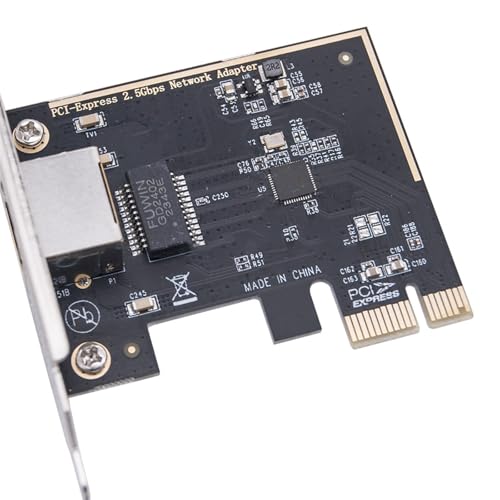 Carte PCIe 2,5 Gbit/s avec RJ45 blindé anti-interférence