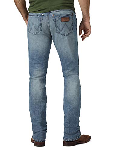 Image of Wrangler Men's Retro Slim Fit Straight Leg Jean, Jacksboro, 38W x 36L