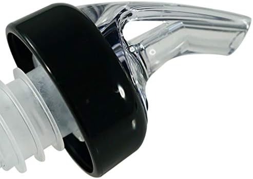Measured Pourer - Liquor Bottle Pourers - Collared - (3pk) Made 100% In The USA. Bar Spouts That Don't Leak - No Cracks, Just A Perfect Cocktail Pour Everytime. Great for Wine Too! (1.5oz)