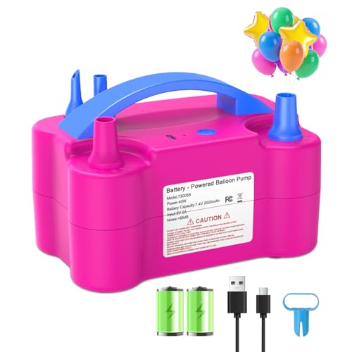 Image of chamvis Balloon Pump Electric, Balloon Air Pump Inflate Pump for Balloons: Blower Machine for Fast and Easy Filling Balloons