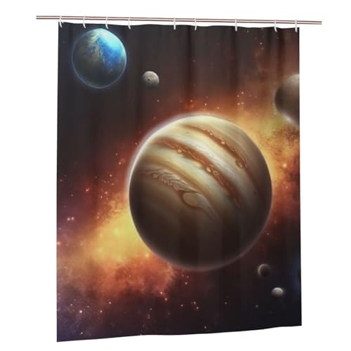 Rideau de douche imperméable pour éviter les éclaboussures au sol 152 x 183 cm