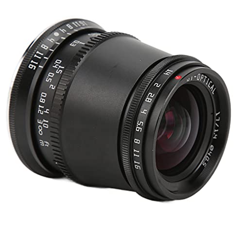 17 mm F1.4 M4/3 Mount Objektiv, Weitwinkel und große Blende 17 mm F1.4 M4/3 Mount APS-C MF Kameraobjektiv für E-M5 E-M10…