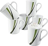 Erwin Müller Kaffeebecher Limone 6er-Pack grün-schwarz Größe OneSize