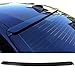 IKON MOTORSPORTS, Roof Spoiler Compatible with 1999-2005 BMW E46 3-Sereis Sedan 4Dr, Unpainted AC Style ABS Rear Window Guard Deck Lip Wing Bodykit