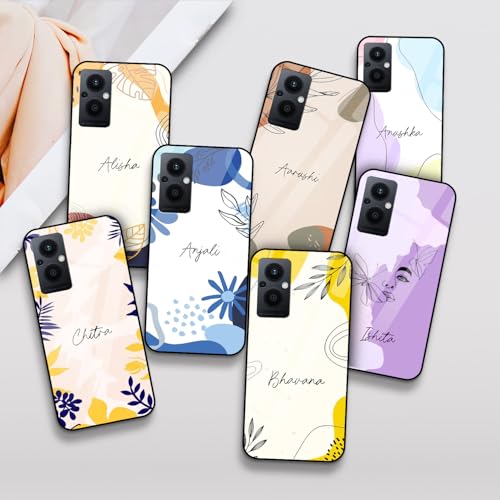 Image of COLORflow Back Cover Compatible with Oppo F21 Pro 5G / F21S Pro 5G | Aesthetic Name Customized | Shockproof TPU Bumper with Camera Protection Back Cover Compatible with Oppo F21 Pro 5G / F21S Pro 5G