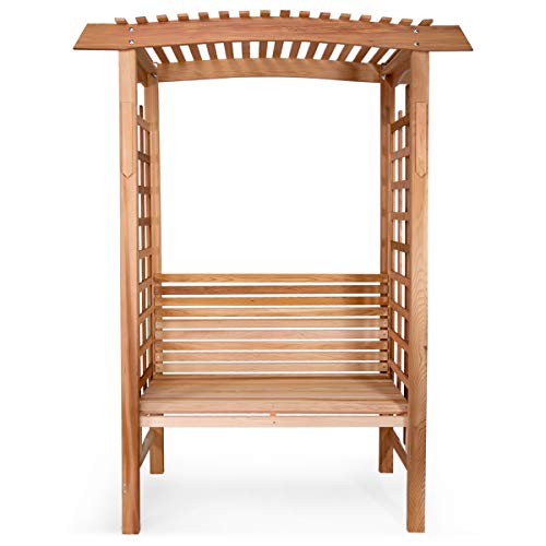 All Things Cedar Ga87-B Garden Arbor With Bench #TOP2