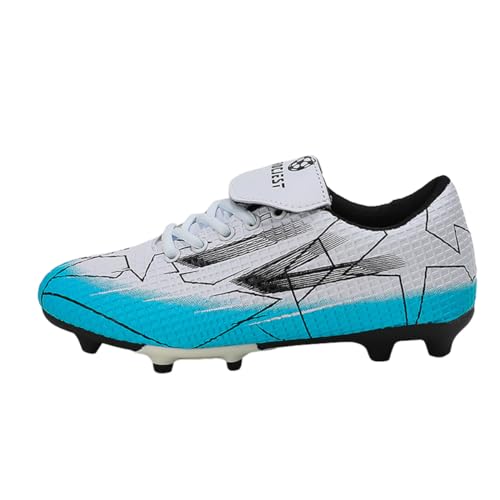Mateju Scarpe da Calcio BambinoScarpe Calcio Antiscivolo, AG Scarpe Calcio, Scarpe da Allenamento di Calcio Resistente Junior Scarpe da Calcio 28-39 EU