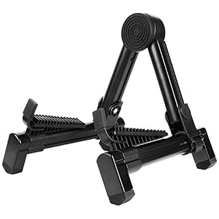 OPLLER Support de guitare portable pour plancher, trépied universel, support de guitare pliable réglable pour guitare… - Les Beatles, Paul McCartney, John Lennon, RIngo Starr, George Harrison