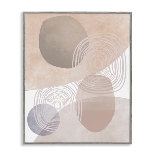 Abstract Spiral Circle Pattern, 24 x 30 Inch Framed Giclée Print