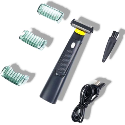 Trimmer per capelli per uomo Mini rasoio elettrico portatile di tipo C a ricarica rapida Barba e rasoio per il corpo che taglia i bordi si rade per viaggi in ufficio a casa auto e regali
