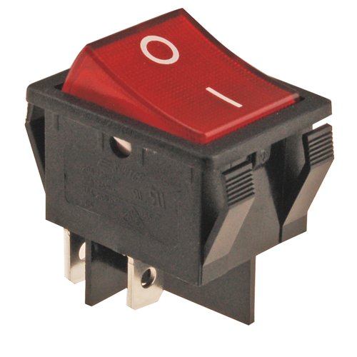BERKEL Rocker Switch (ON/Off,Lght,RED) 2675-20001